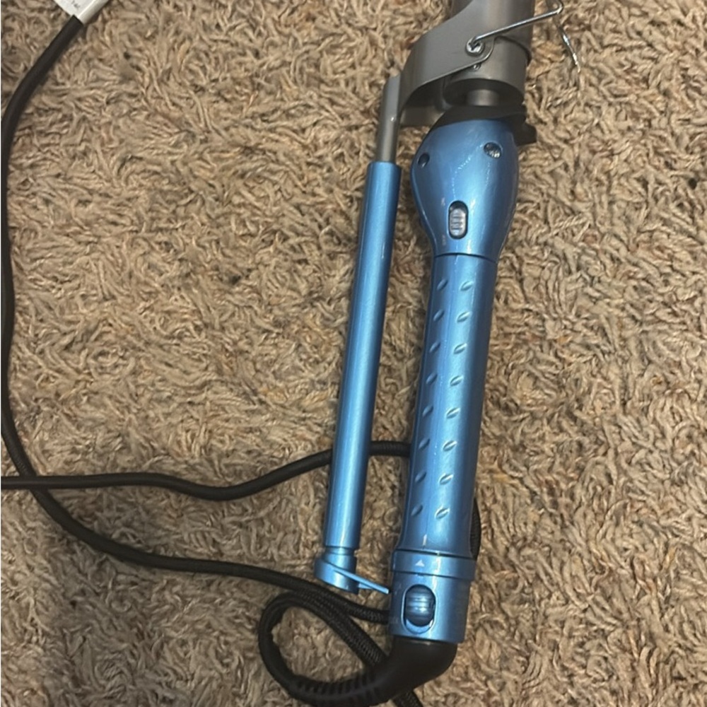 Blue Hair Curling Iron